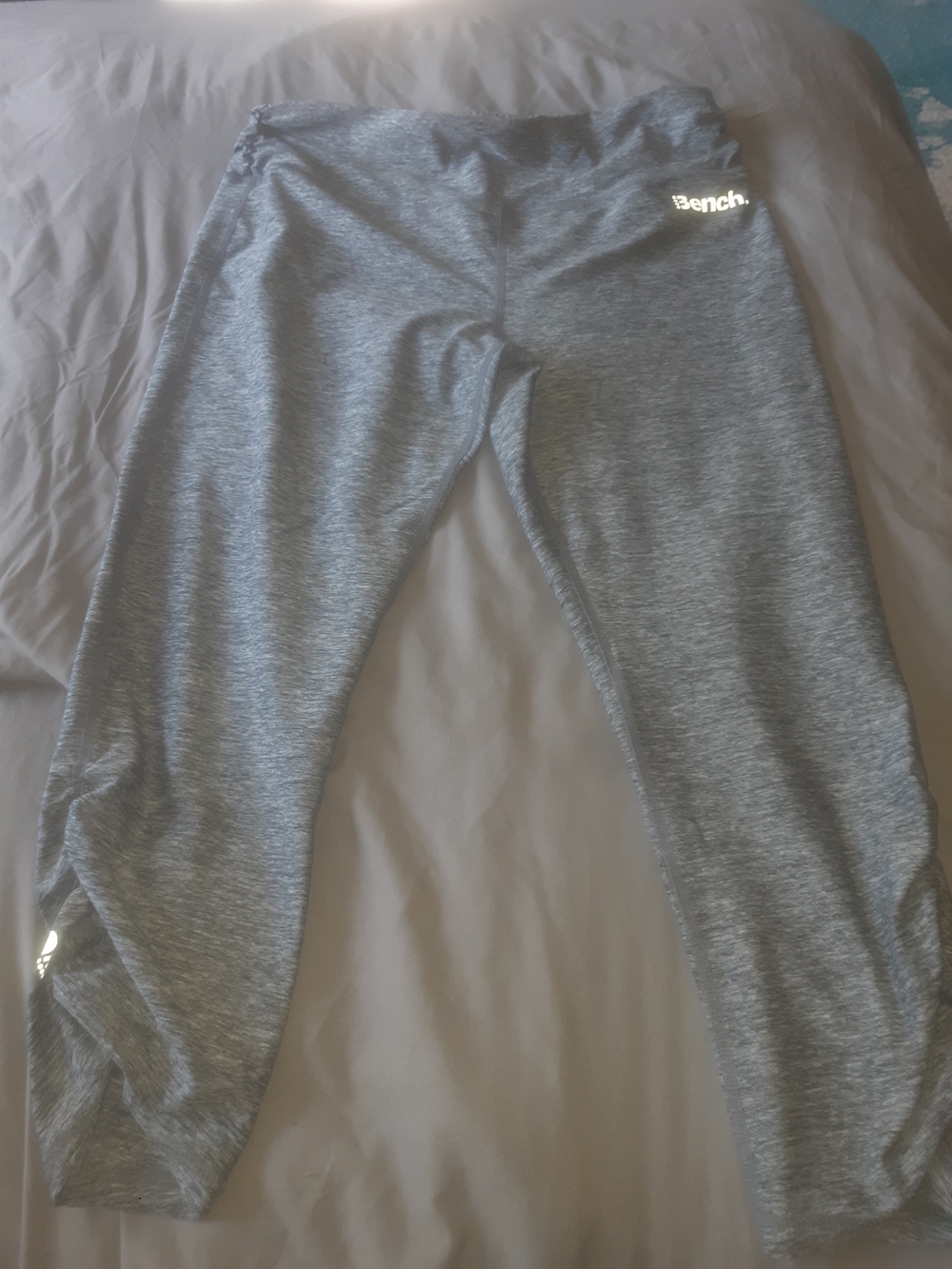 Bench Grey Marled Leggings with Logo